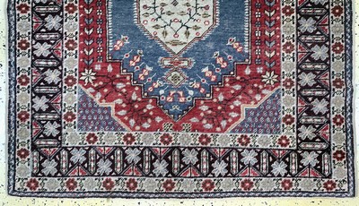 27093860c - Giordes antik, Türkei, um 1900, Wolle auf Baumwolle, ca. 188 x 126 cm, EHZ: 3 ...