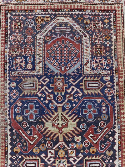 27093864c - Schirwan´Gebetsteppich´antik, Kaukasus, 19.Jhd, Wolle auf Wolle, ca. 166 x 107 cm, EHZ: ...
