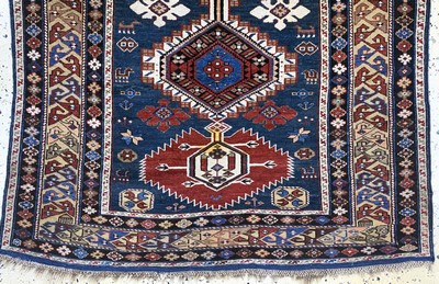 27093866b - ´Bidjov-Kazak´antik, Kaukasus, 19.Jhd, Wolle auf Wolle, ca. 180 x 120 cm, EHZ: 3 ...