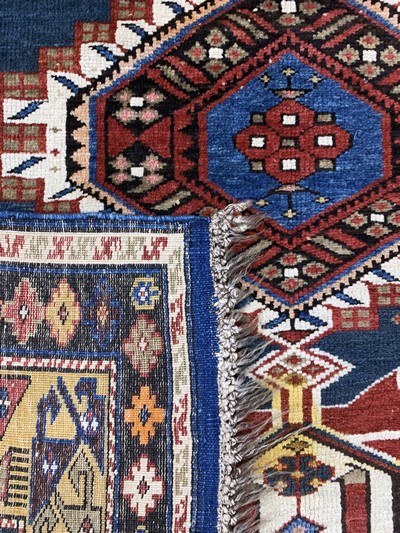 27093866e - ´Bidjov-Kazak´antik, Kaukasus, 19.Jhd, Wolle auf Wolle, ca. 180 x 120 cm, EHZ: 3 ...