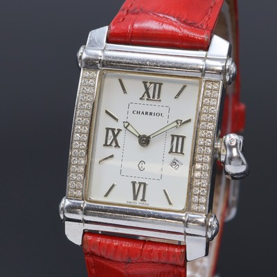 27093871a - PHILIPPE CHARRIOL Columbus Armbanduhr mit Diamanten Referenz CCSTRH8, Schweiz um 2000, ...