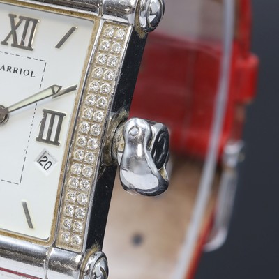 27093871b - PHILIPPE CHARRIOL Columbus Armbanduhr mit Diamanten Referenz CCSTRH8, Schweiz um 2000, ...