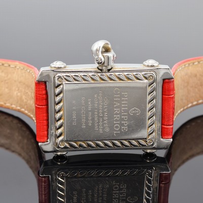 27093871c - PHILIPPE CHARRIOL Columbus Armbanduhr mit Diamanten Referenz CCSTRH8, Schweiz um 2000, ...