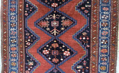 27093872b - Karabagh antik, Kaukasus, um 1900, Wolle auf Wolle, ca. 192 x 134 cm, EHZ: 2 ...