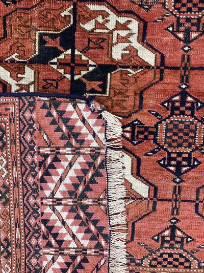 27093873i - Tekke#´main carpet#´antique, Turkmenistan, 19th century, wool on wool, approx. 290 x 225 ...