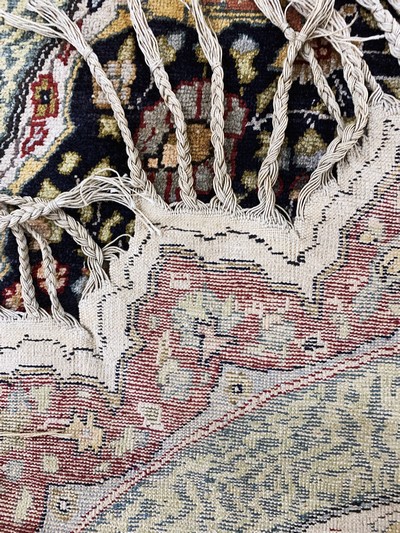 27093876d - Kayseri antik, Türkei, um 1900, Wolle auf Baumwolle, Durchmesser:ca. 130 cm, EHZ: 2 ...
