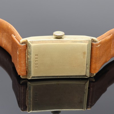 27093880c - IWC Armbanduhr in GG 585/000, Schweiz um 1937, Handaufzug, Scharniergeh., Zifferbl. ...