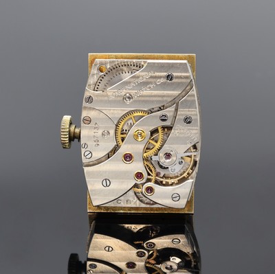 27093880d - IWC Armbanduhr in GG 585/000, Schweiz um 1937, Handaufzug, Scharniergeh., Zifferbl. ...
