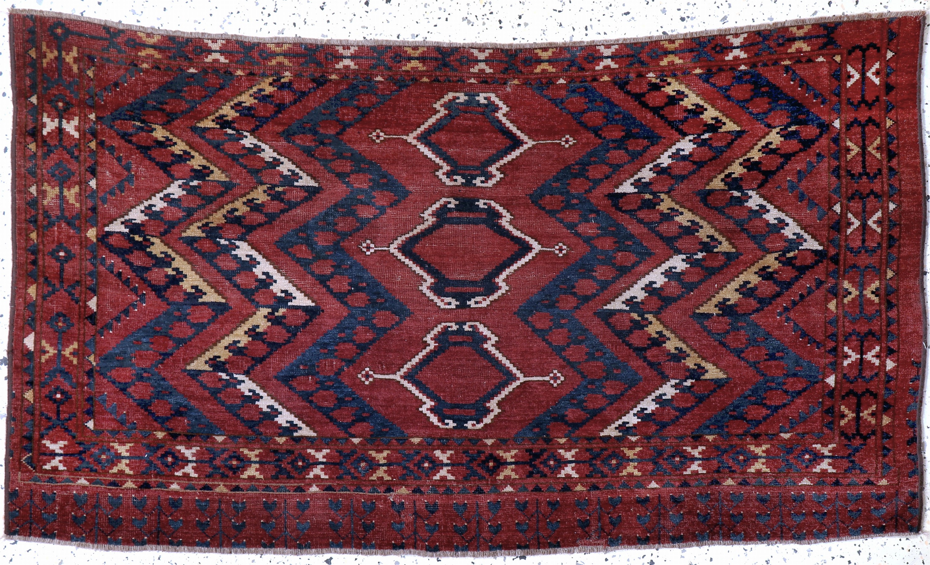 Image 27093915 - Ersari Tschowal antik, Turkmenistan, 19.Jhd, Wolle auf Wolle, ca. 155 x 86 cm, EHZ:3 ...