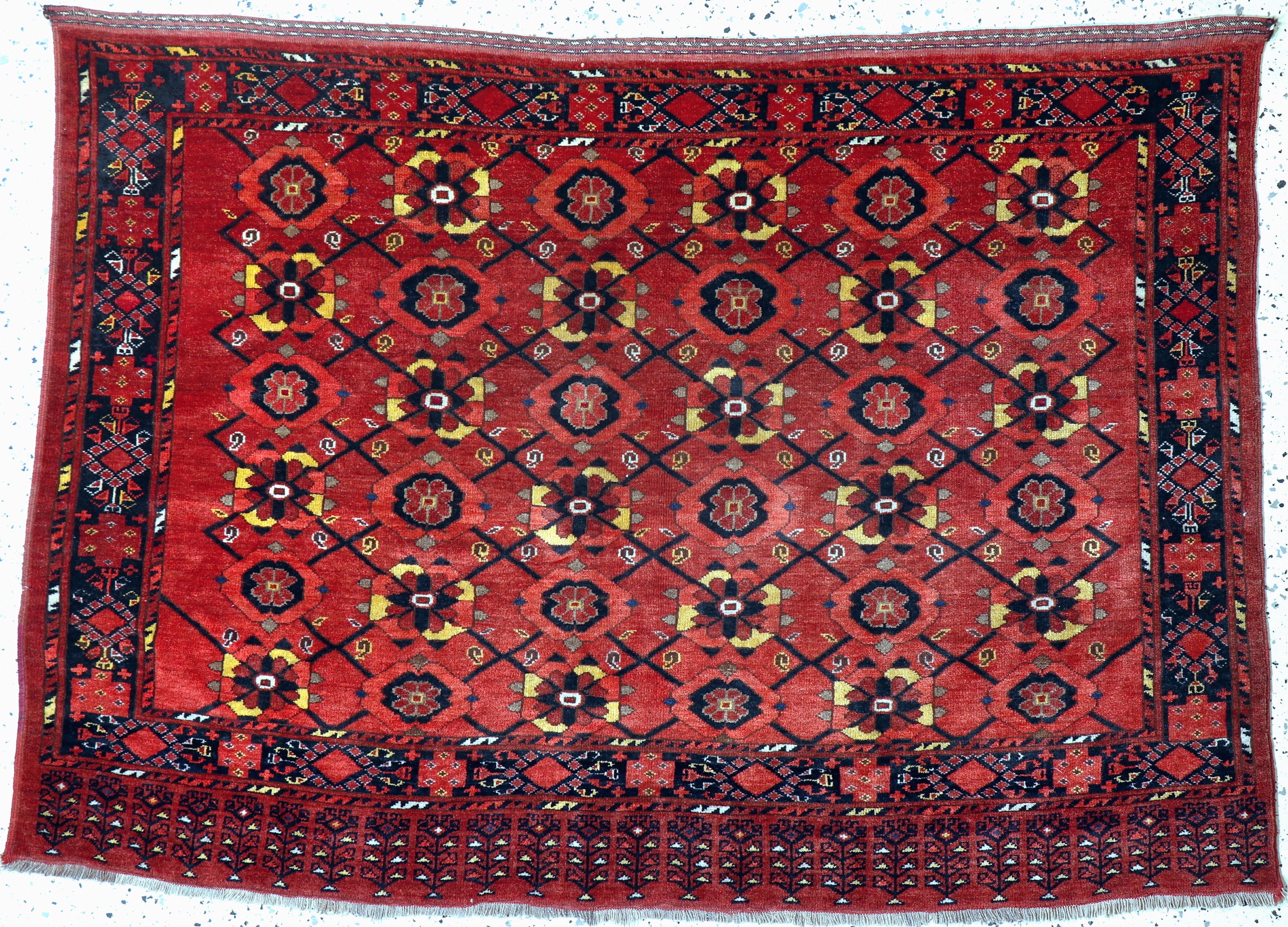 Image 27093916 - Beschir Tschowal antik, Turkmenistan, 19.Jhd, Wolle auf Wolle, ca. 166 x 120 cm, EHZ: ...