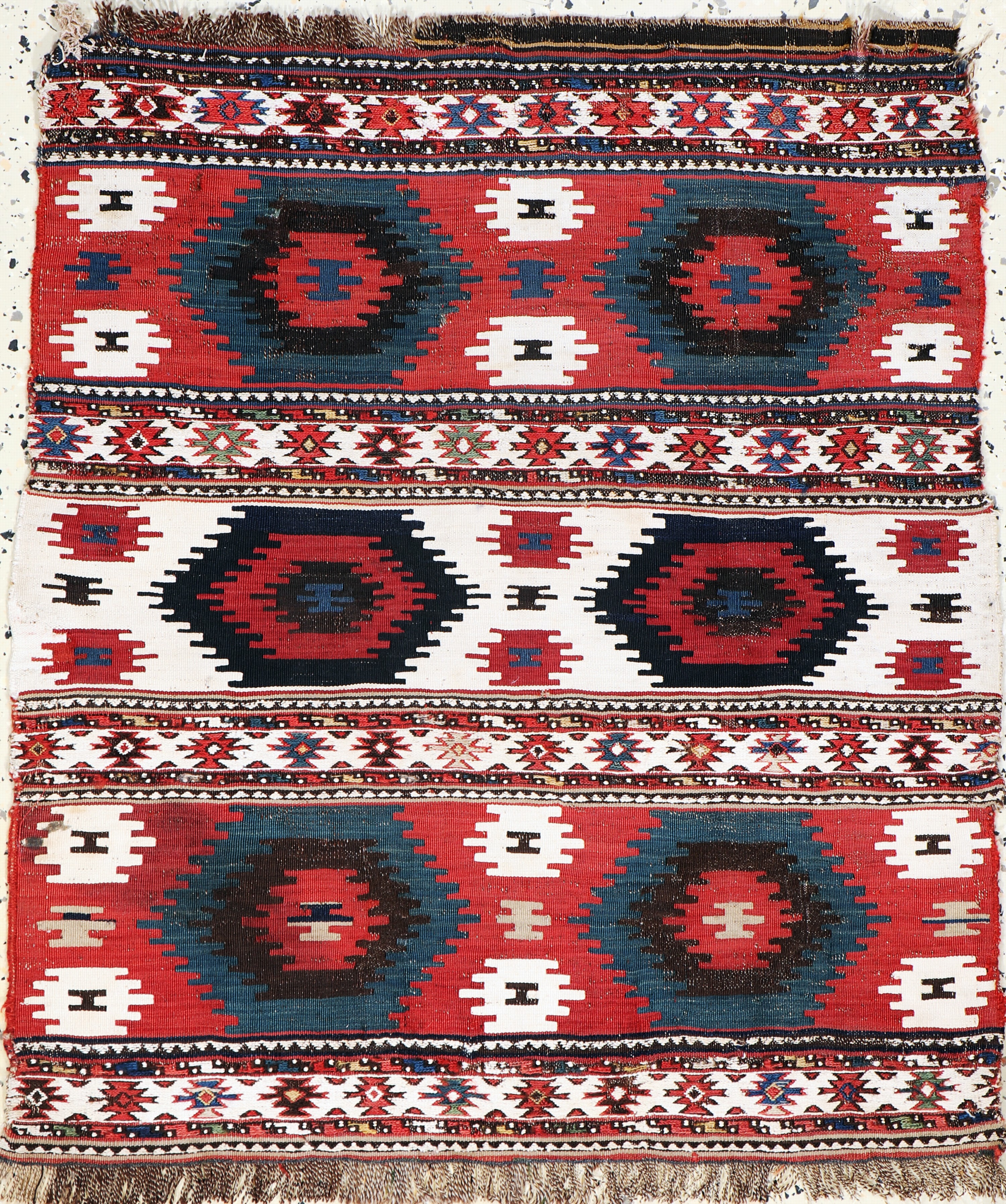 Image 27093925 - Shahsawan Mafraschteil antik, Persien, um 1900, Wolle auf Wolle, ca. 85 x 72 cm, EHZ: 3 ...