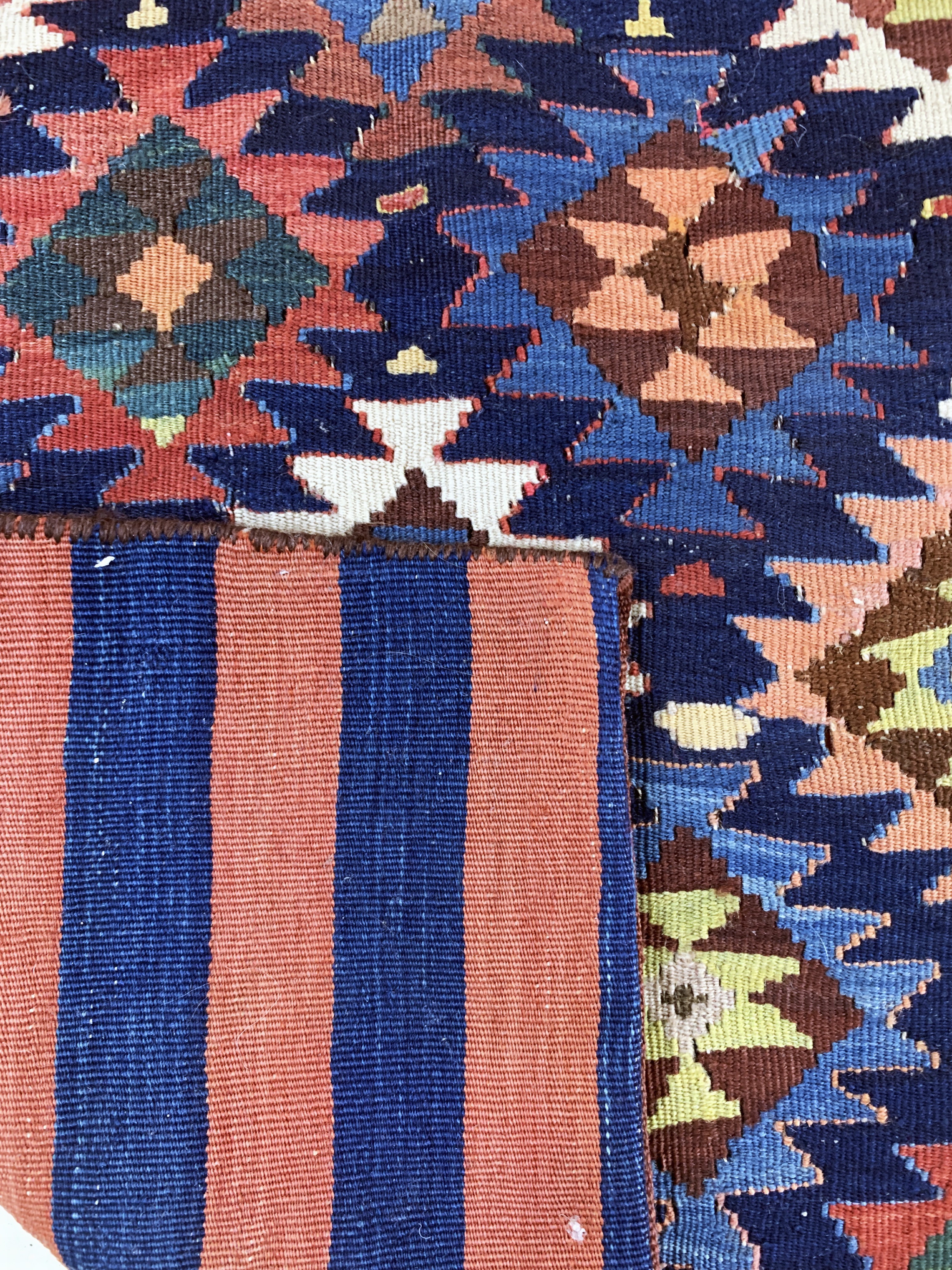 Detail f: 3 Lots Kelim-Taschenfront, Persien & Turkei, um 1900, Wolle auf Wolle, ca. 55 x 55 cm, EHZ: 2