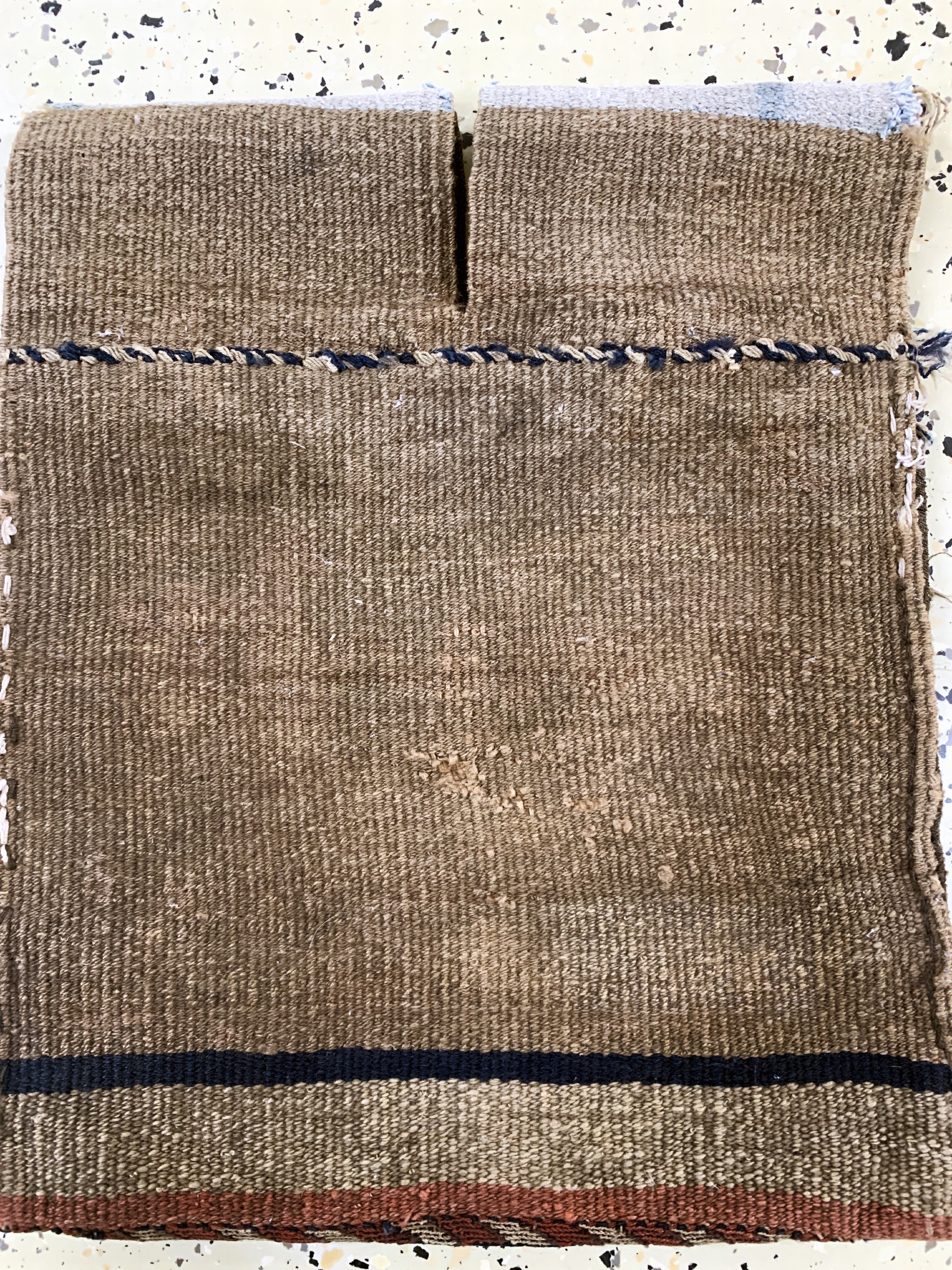Detail c: Kelim Doppeltasche antik, Kaukasus, 19.Jhd,Wolle auf Wolle, ca. 100 x 40 cm, EHZ: 2-3