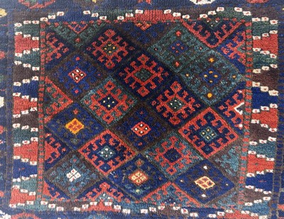 27093920b - 2 Lots´Jaf´antik, Persien, um 1900, Wolle auf Wolle, ca. 100 x 64 cm, EHZ: ...