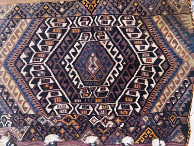 27093924c - 2 Lots offene Kelimtaschen, Türkei, Anfang 20.Jhd, Wolle auf Wolle, ca. 100 x 70 cm, ...