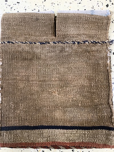 27093999c - Kelim Doppeltasche antik, Kaukasus, 19.Jhd,Wolle auf Wolle, ca. 100 x 40 cm, EHZ: 2-3 ...