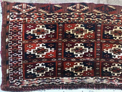 27094029e - 2 Lots Tekke Torba antik, Turkmenistan, 19.Jhd, Wolle auf Wolle, ca. 68 x 33 cm, EHZ: 3 ...