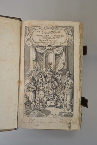 27095365d - Paul Laymann (1575-1635): Theologiae Moralis Compendium, Mainz, Johann Gottfried ...