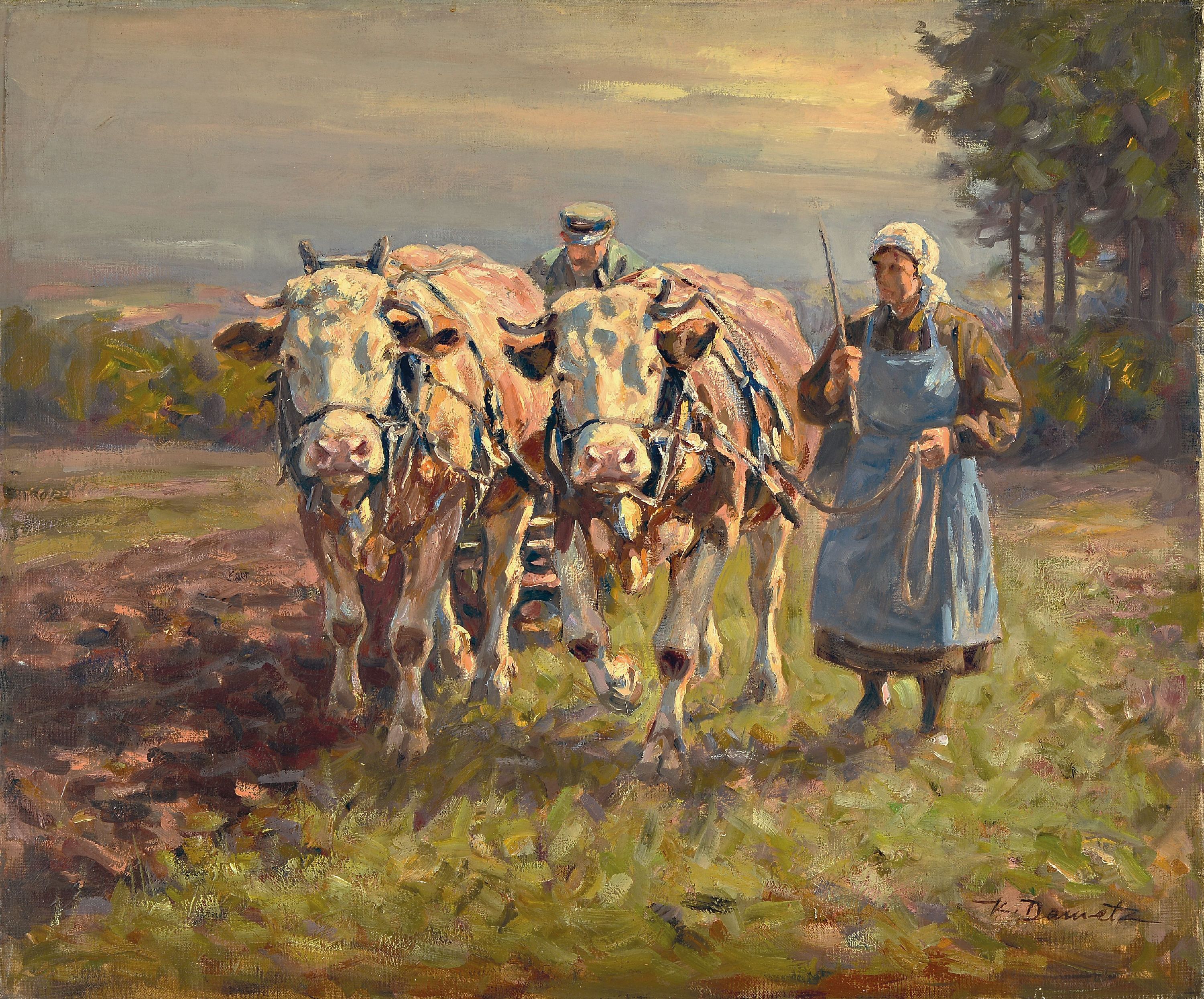 Image 27095420 - Karl Demetz, 1909 Trossingen - 1986 Apfelstetten, Lehre zum Dekorationsmaler, Studium an ...