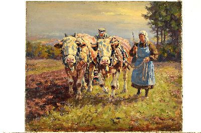 27095420k - Karl Demetz, 1909 Trossingen - 1986 Apfelstetten, Lehre zum Dekorationsmaler, Studium an ...
