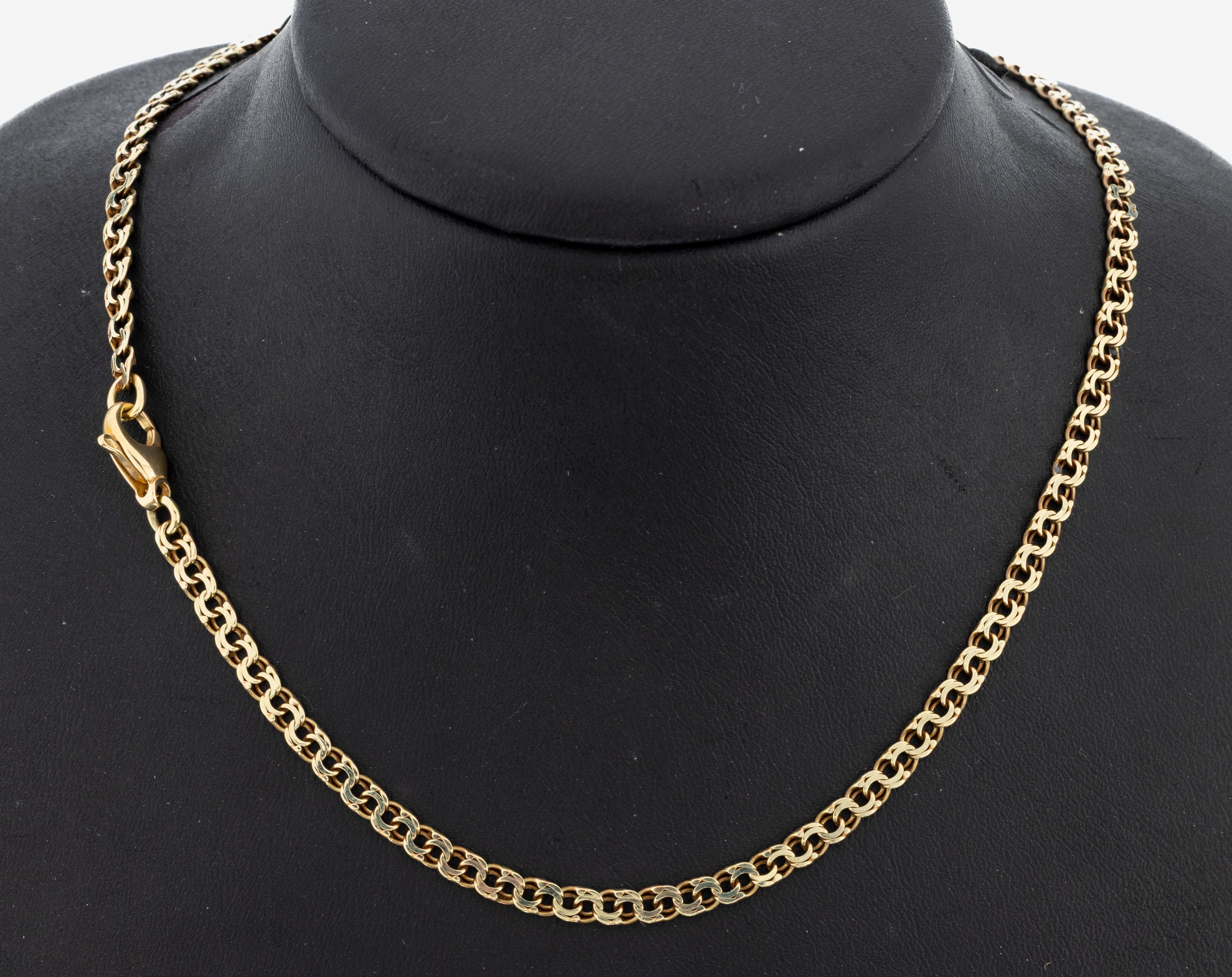 Image 27095651 - 14 kt Gold Collier, GG 585/000, L. ca. 43.5cm, Karabinerschließe, ca. 12.0 g