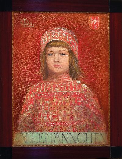 27095680k - Otto Linnemann, 1876 Frankfurt a. Main - 1961, deutscher Maler und Glasmaler, ...