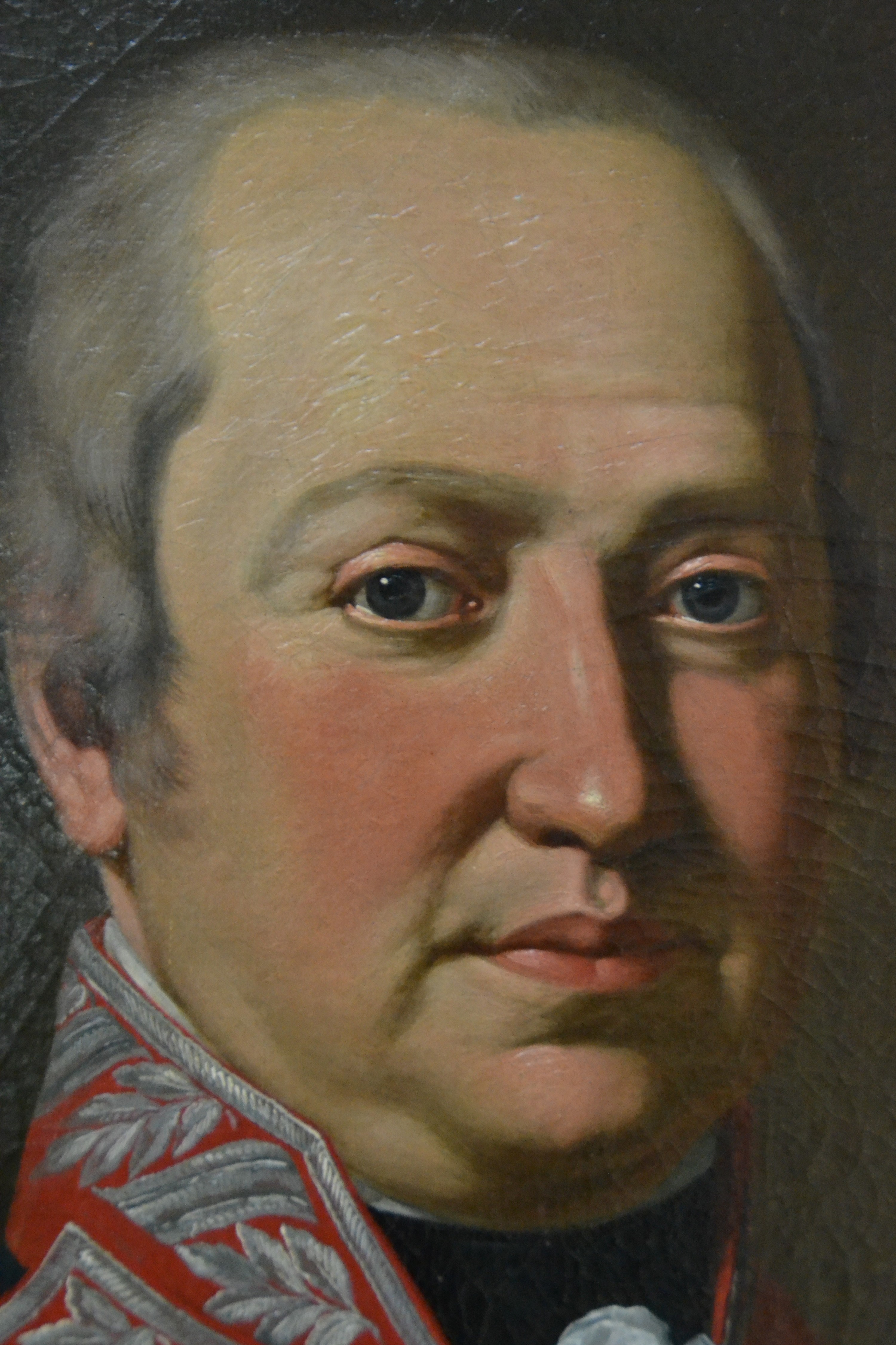 Detail g: Paar Porträts, Maximilian I von Bayern und Karoline von Baden, Königin von Bayern, erster König und erste Königin des 1806 proklamierten ...