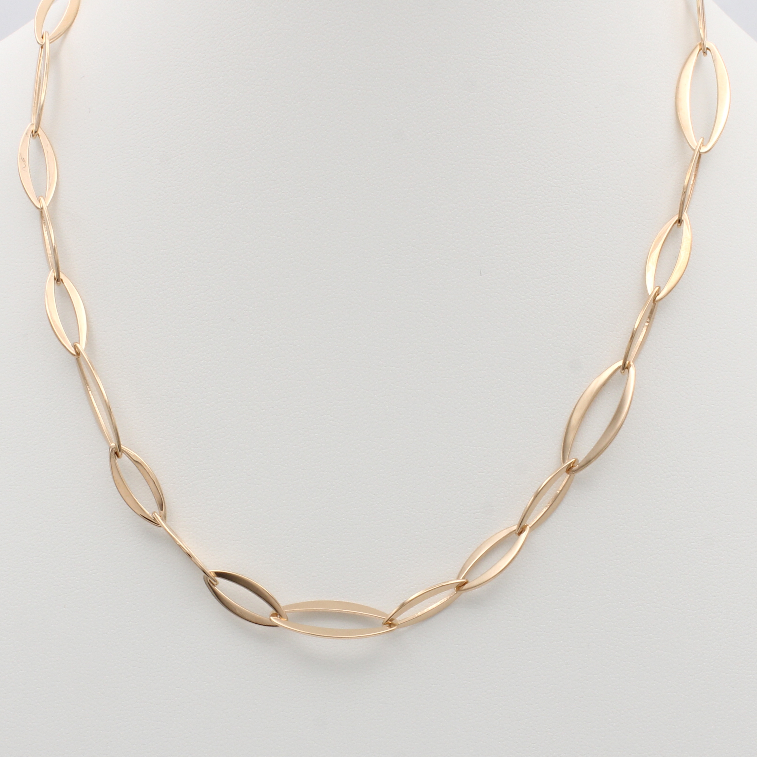 Image 27096141 - Collier, RG 750/000, navettef. Glieder, L. ca. 45 cm