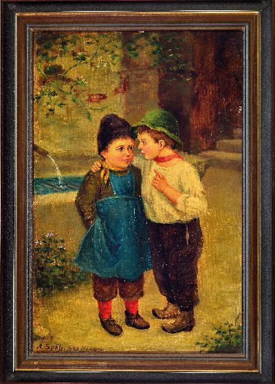 27096149k - Adolf Späh, deutscher Maler, wohl um 1875 geboren, erwähnt deutsche Biographie und ...