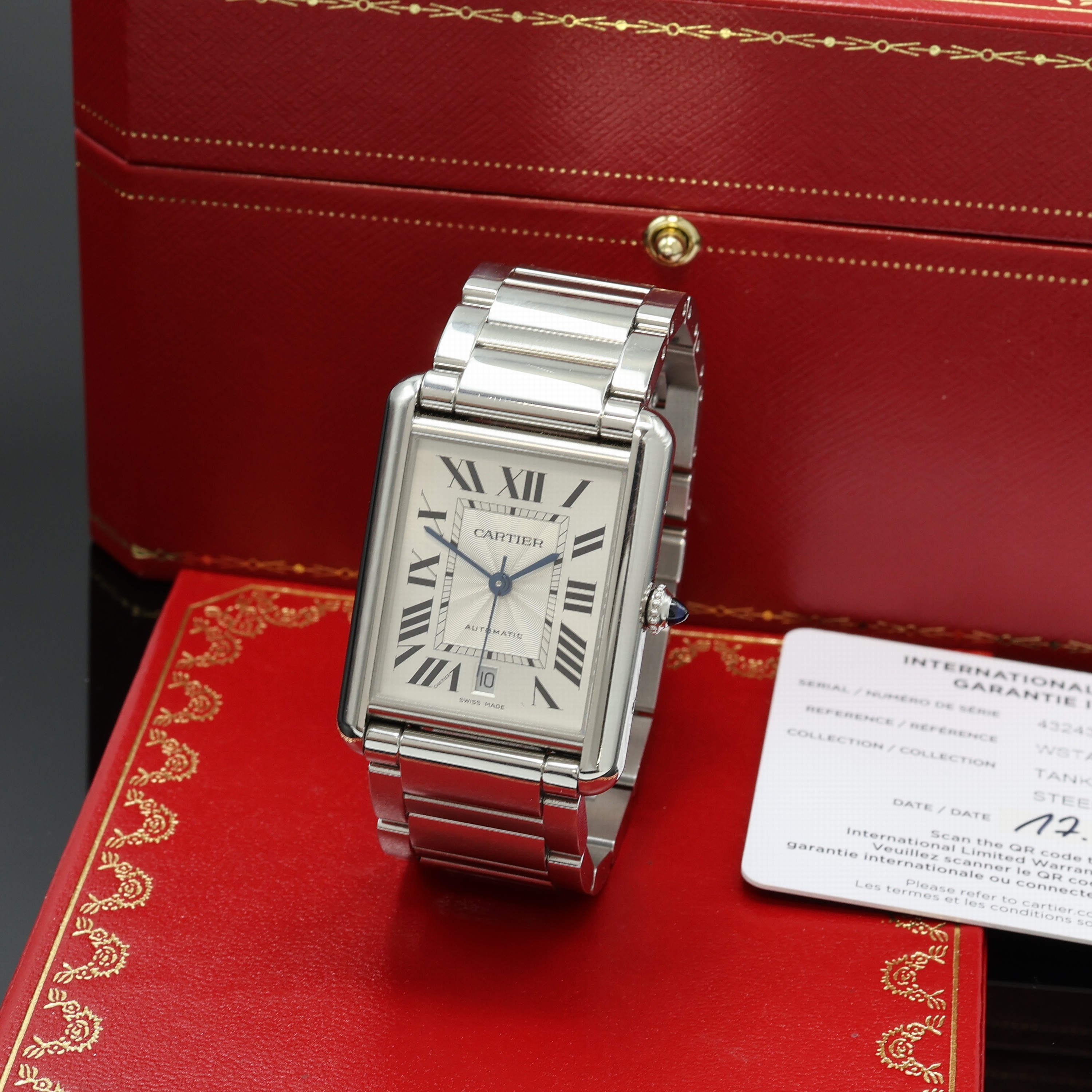 Image 27096218 - CARTIER Tank Must de Cartier Armbanduhr Referenz WSTA0053, Automatik, Edelstahlgeh. ...