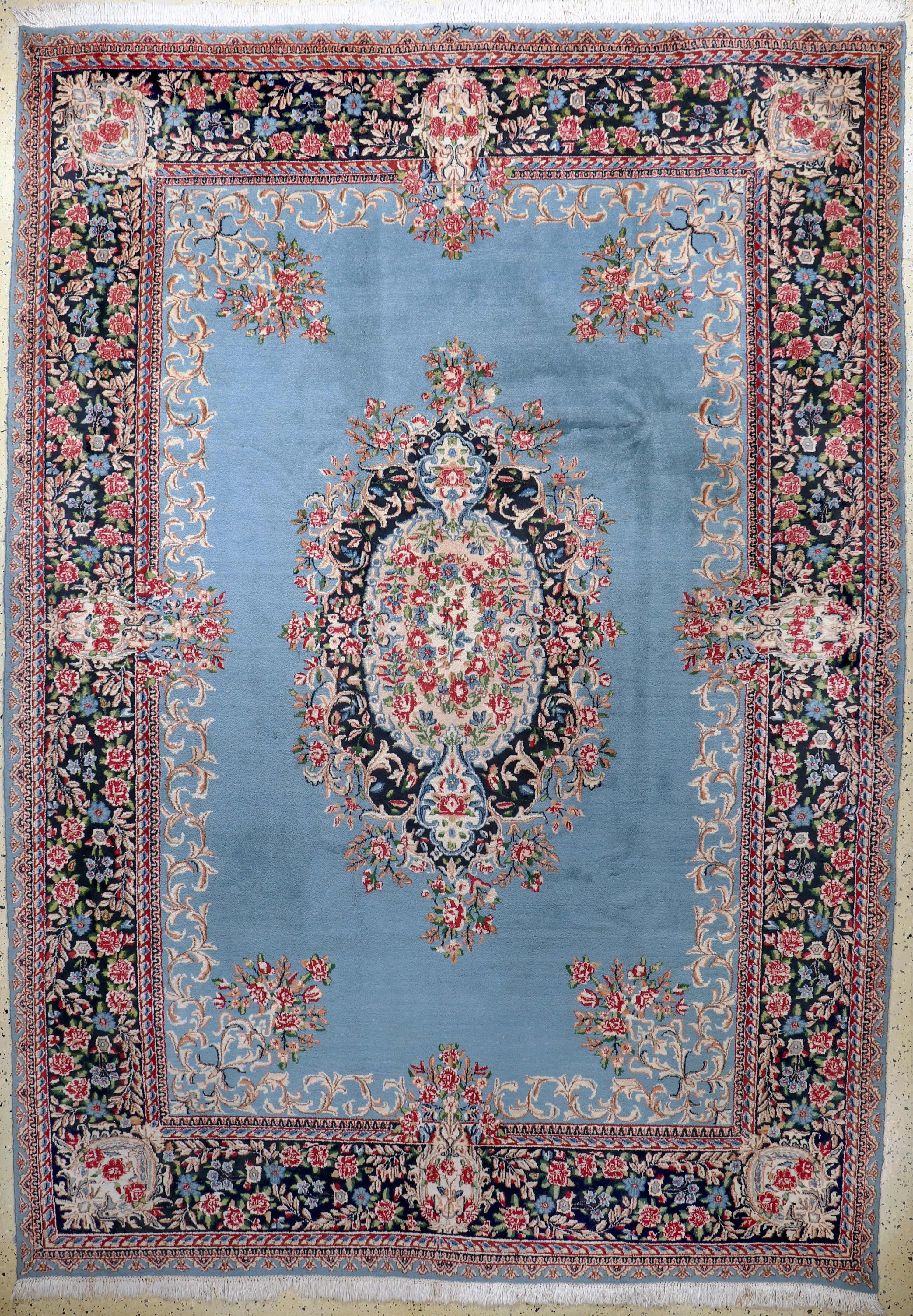 Image 27096225 - Kerman, Persien, Ende 20.Jhd., Wolle auf Baumwolle, ca. 343 x 243 cm, EHZ: 2 ...