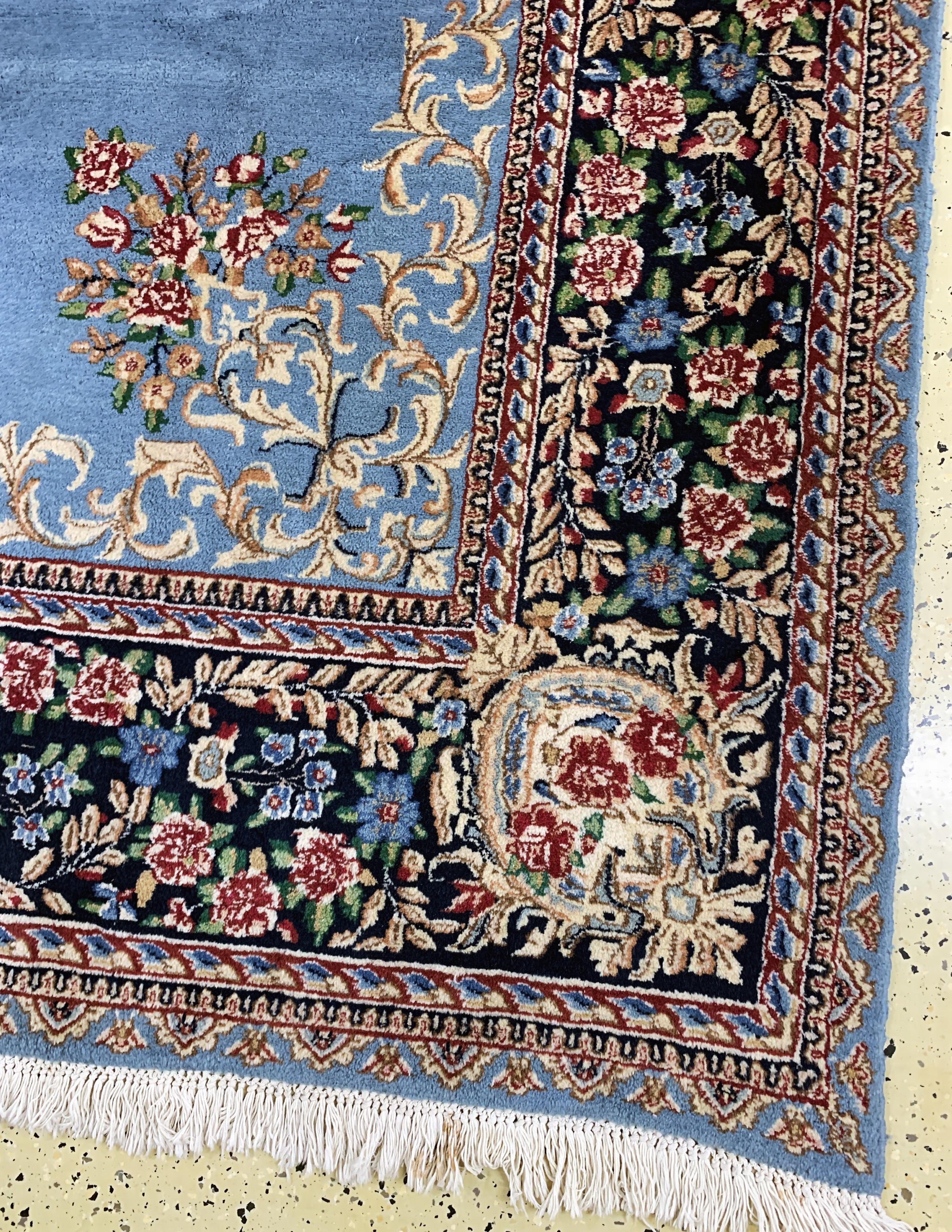 Detail a: Kerman, Persien, Ende 20.Jhd., Wolle auf Baumwolle, ca. 343 x 243 cm, EHZ: 2