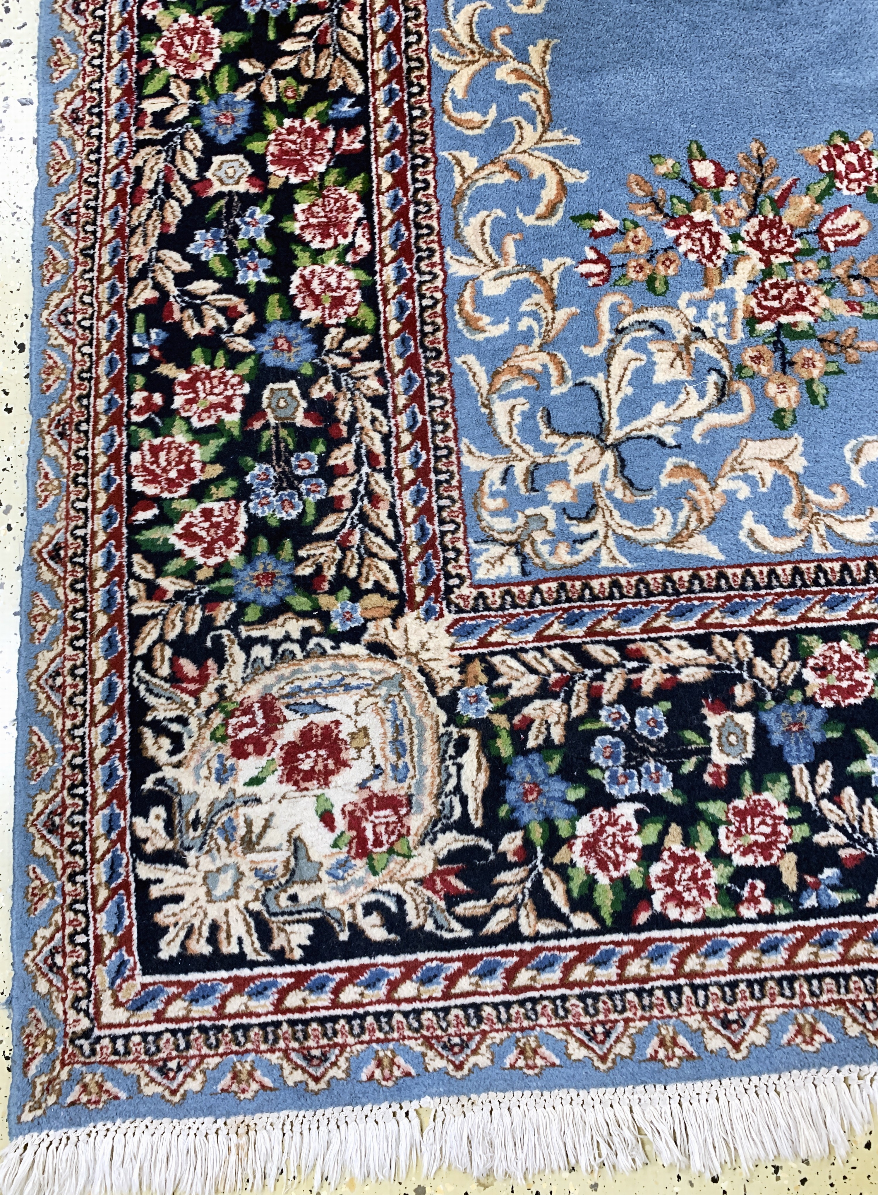 Detail b: Kerman, Persien, Ende 20.Jhd., Wolle auf Baumwolle, ca. 343 x 243 cm, EHZ: 2