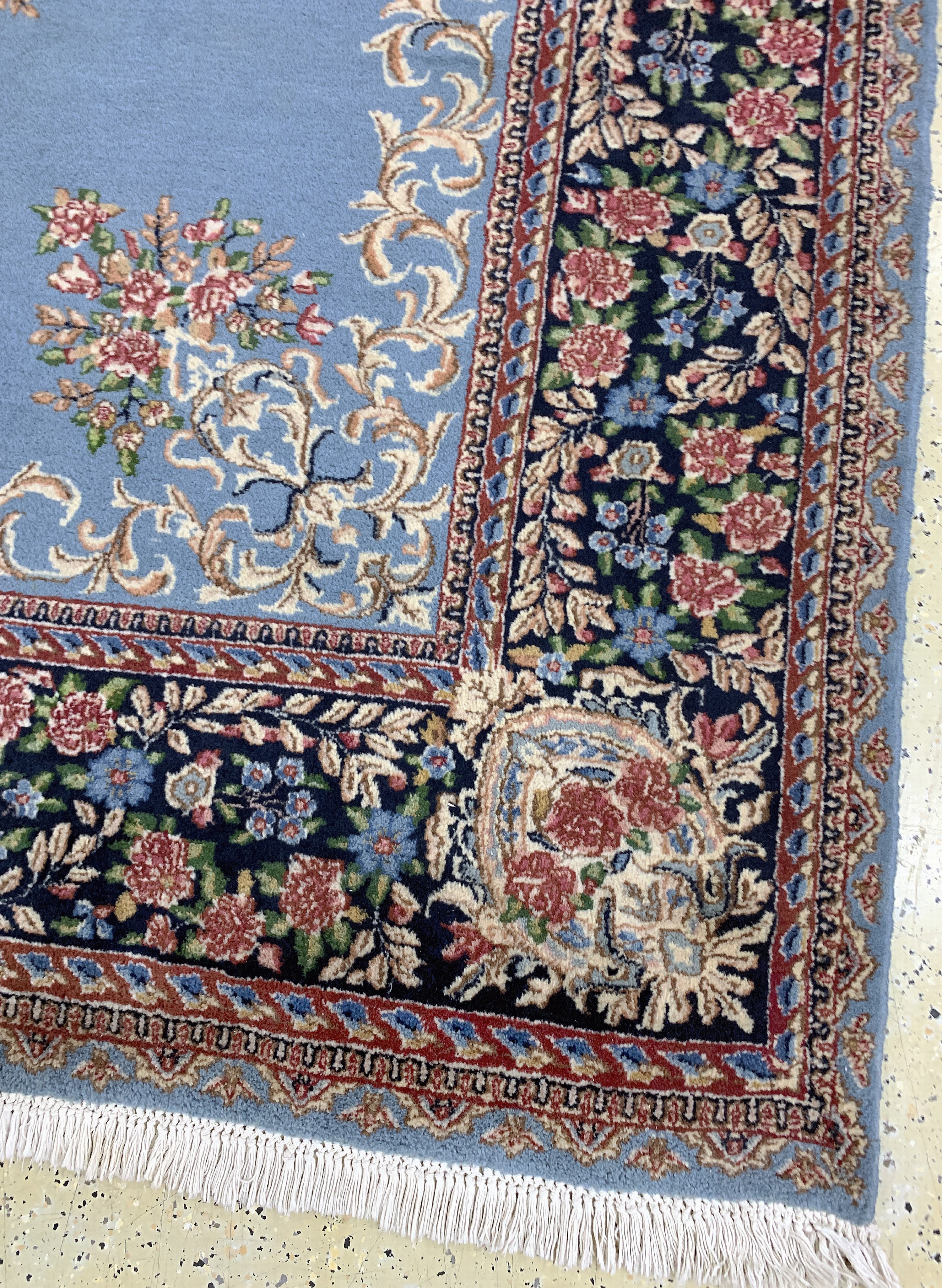 Detail f: Kerman, Persien, Ende 20.Jhd., Wolle auf Baumwolle, ca. 343 x 243 cm, EHZ: 2