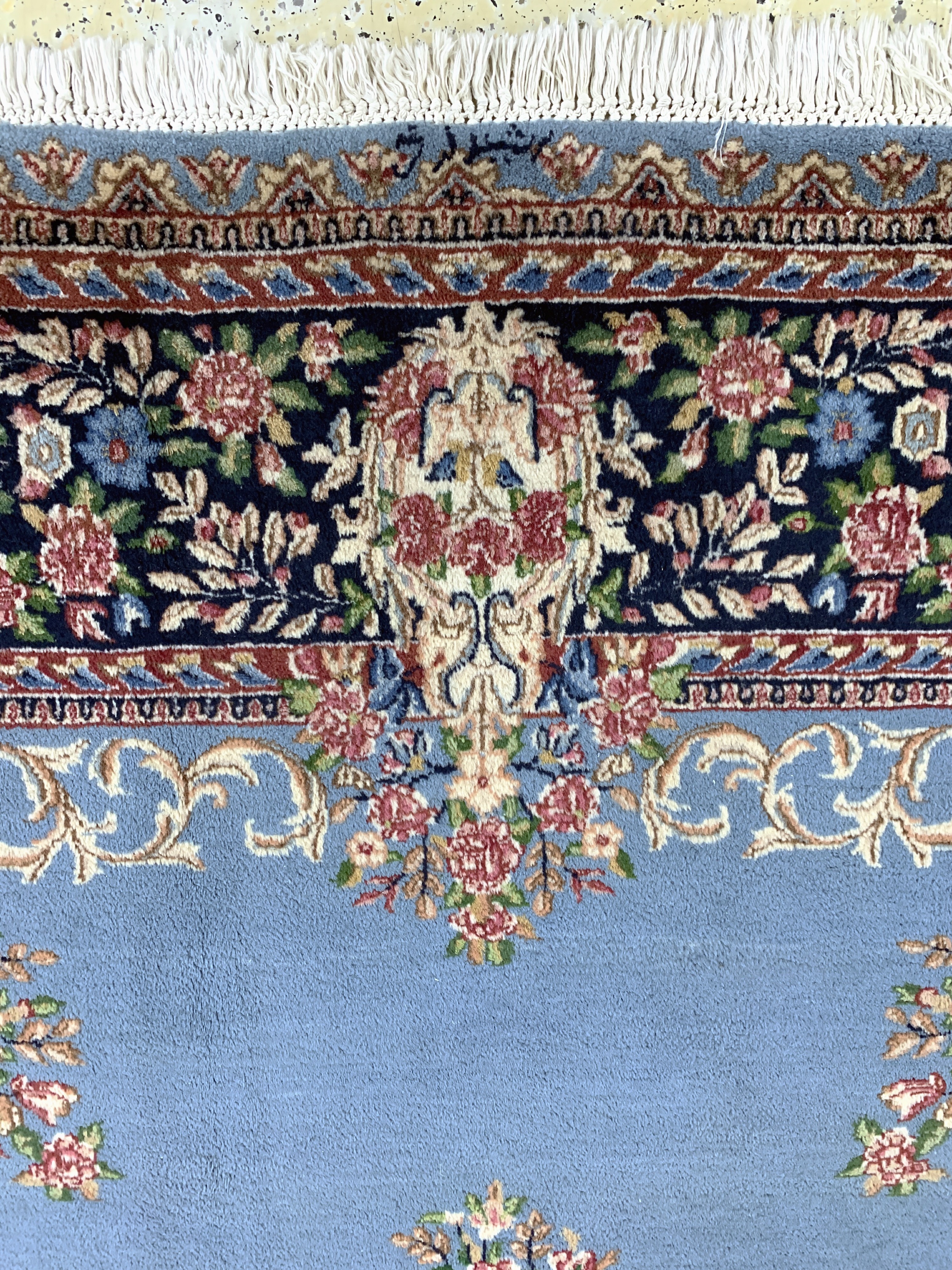 Detail g: Kerman, Persien, Ende 20.Jhd., Wolle auf Baumwolle, ca. 343 x 243 cm, EHZ: 2