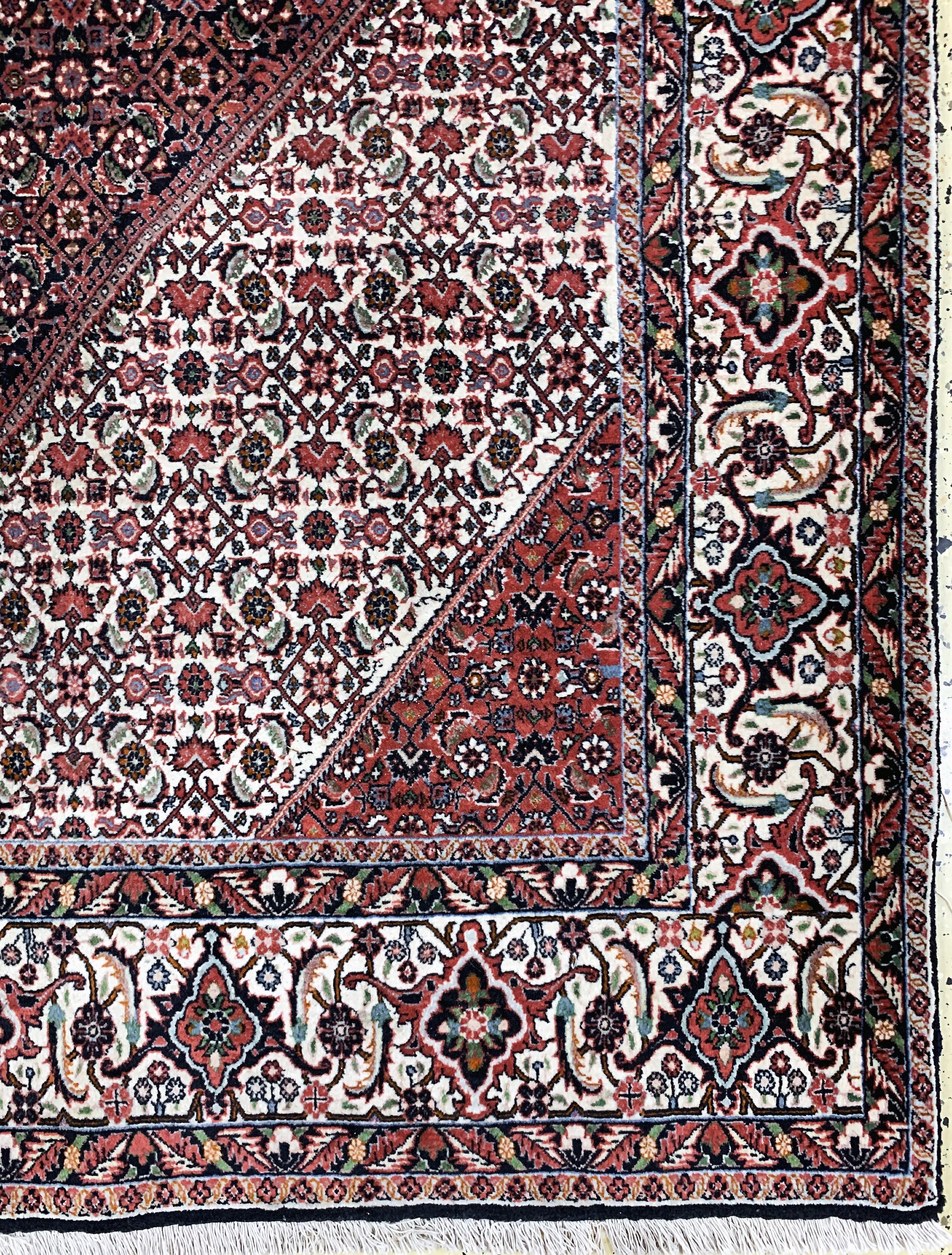 Detail a: Bidjar, Persien, Ende 20.Jhd., Wolle auf Baumwolle, ca. 250 x 205 cm, EHZ: 2