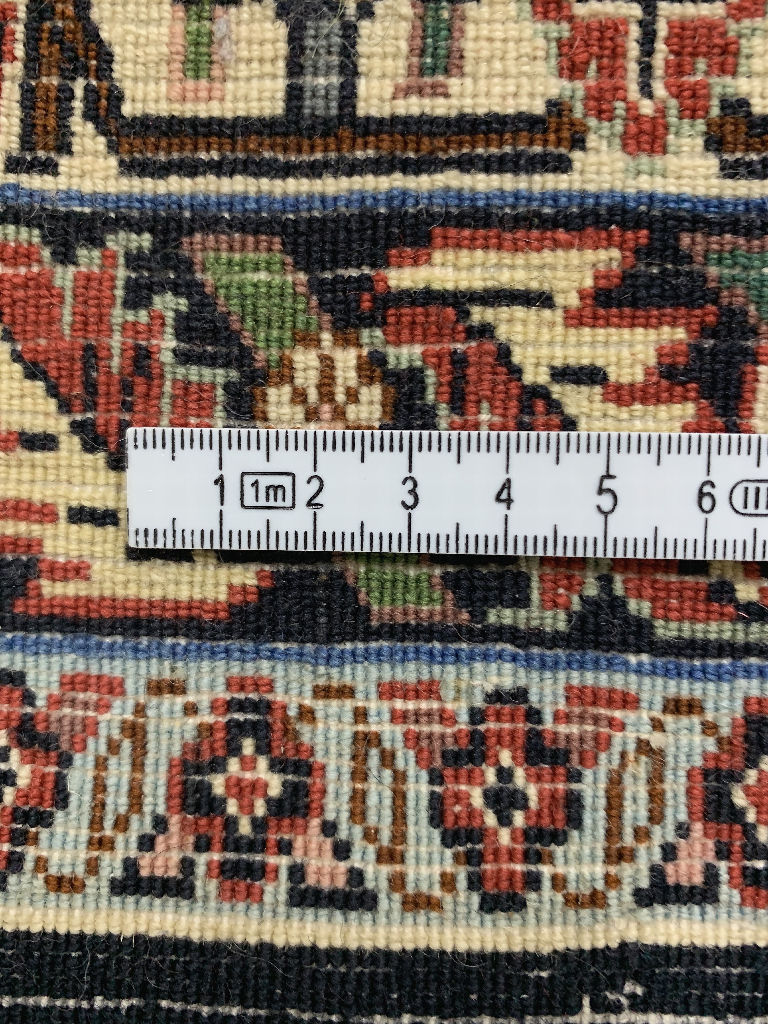 Detail g: Bidjar, Persien, Ende 20.Jhd., Wolle auf Baumwolle, ca. 250 x 205 cm, EHZ: 2