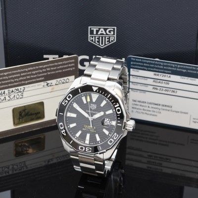Image TAG HEUER Aquaracer Calibre 5 Herrenarmbanduhr Referenz WAY201A, Automatik, ...