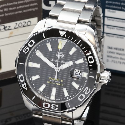 27096209a - TAG HEUER Aquaracer Calibre 5 Herrenarmbanduhr Referenz WAY201A, Automatik, ...