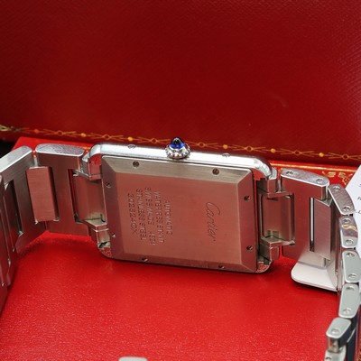 27096218d - CARTIER Tank Must de Cartier Armbanduhr Referenz WSTA0053, Automatik, Edelstahlgeh. ...