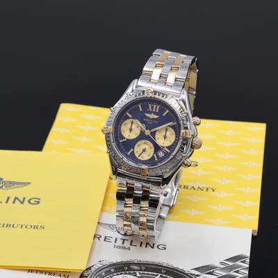 Image BREITLING Jetstream Armbandchronograph Referenz B55048, quarz, Edelstahl/Gold komb. ...