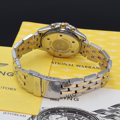 27096222b - BREITLING Jetstream Armbandchronograph Referenz B55048, quarz, Edelstahl/Gold komb. ...