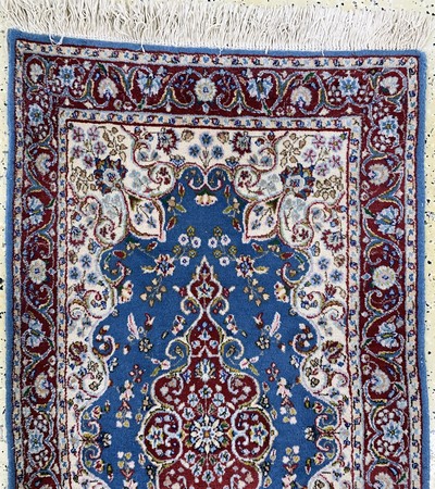27096227a - 2 lot Kerman, Persien, Ende 20.Jhd, Wolle auf Baumwolle, ca. 162 x 85 cm, EHZ: 2-3 ...
