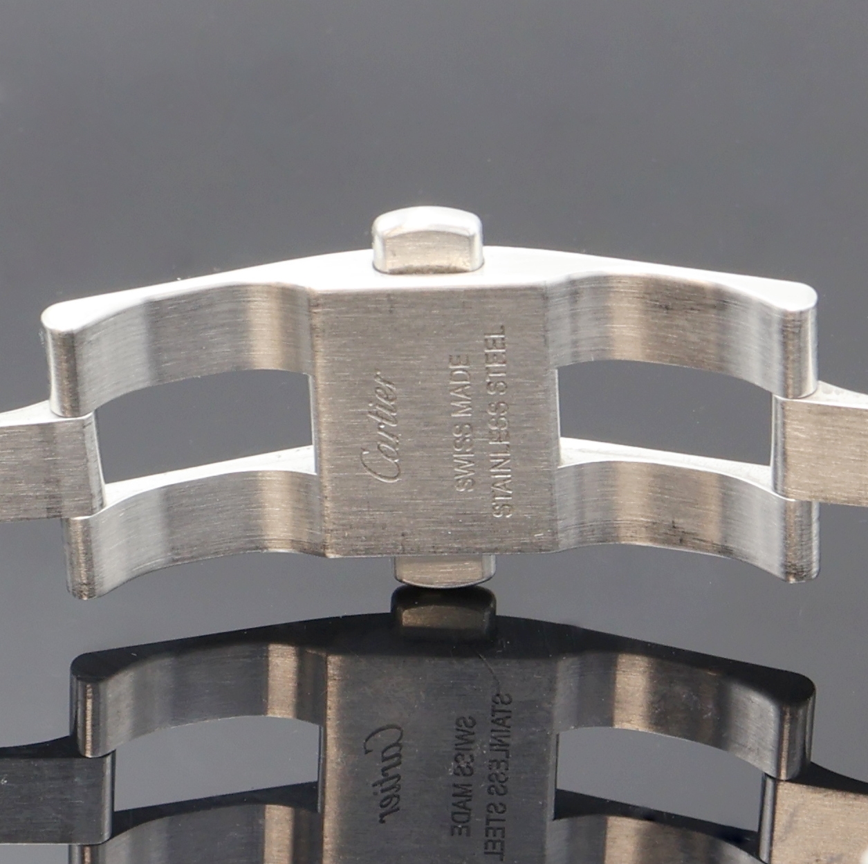 Detail b: CARTIER Armbanduhr Calibre de Cartier Diver Referenz 3729, Automatik, Schweiz um 2016, Edelstahlgeh. inkl. Gliederband m. dopp. Faltschl., Boden ...