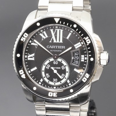 27096735a - CARTIER Armbanduhr Calibre de Cartier Diver Referenz 3729, Automatik, Schweiz um 2016, ...
