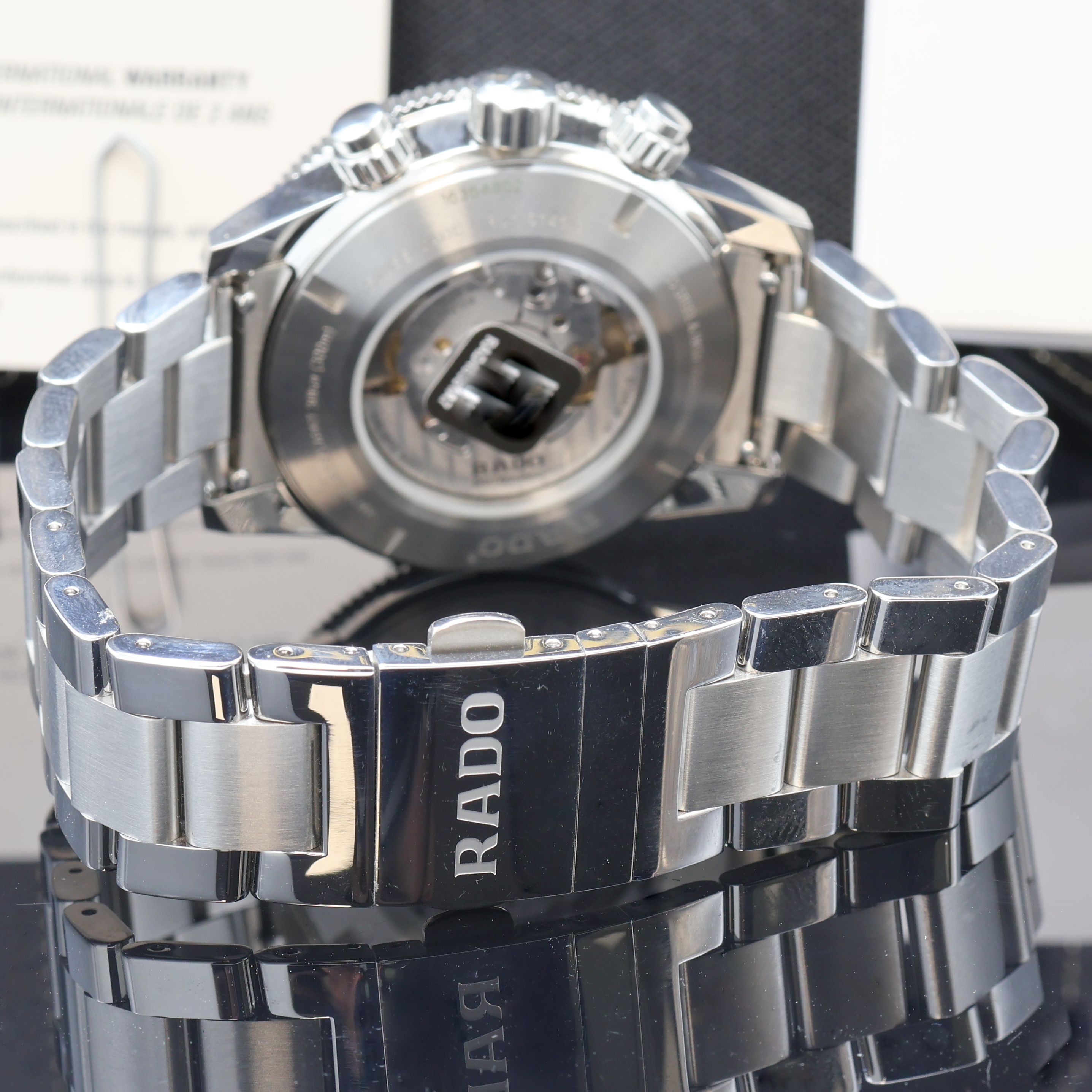 Detail c: RADO nahezu neuwertiger Armbandchronograph HyperChrome Captain Cook Referenz R32145208, Automatik, Schweiz um 2024, Edelstahl/Keramik kombiniert ...