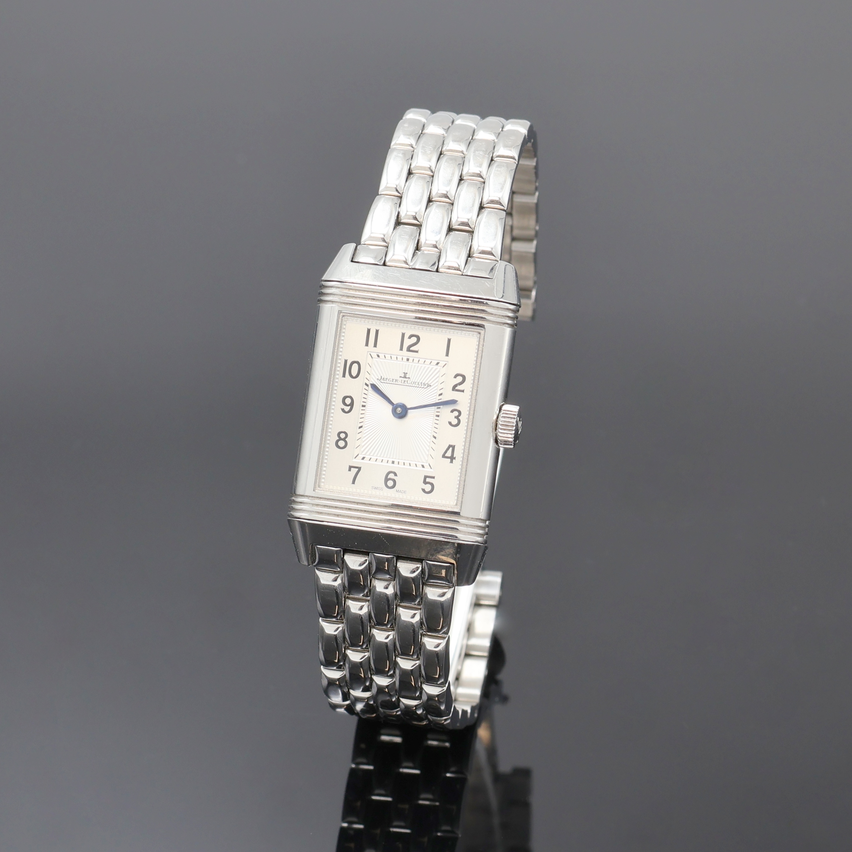 Image 27096883 - Jaeger-LeCoultre Damenarmbanduhr Reverso Duetto Referenz 211.8.44, Handaufzug, Schweiz ...