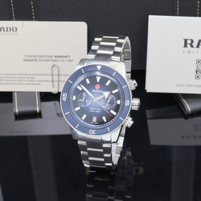 Image RADO nahezu neuwertiger Armbandchronograph HyperChrome Captain Cook Referenz R32145208, ...