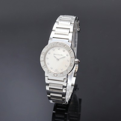 Image BULGARI Damenarmbanduhr Referenz BBL26S, Schweiz um 2000, quarz, Edelstahlgeh. inkl. ...