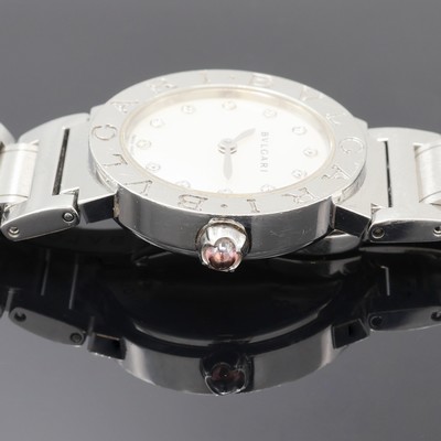 27096881d - BULGARI Damenarmbanduhr Referenz BBL26S, Schweiz um 2000, quarz, Edelstahlgeh. inkl. ...